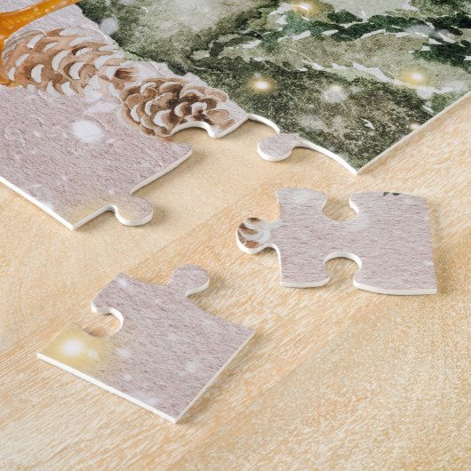 Winter Watercolor Duck Puzzle (Seite)