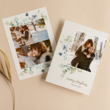 Winter Watercolor Floral Weihnachten Foto