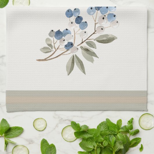 Winter Watercolor Geschirrtuch (Gefaltet)