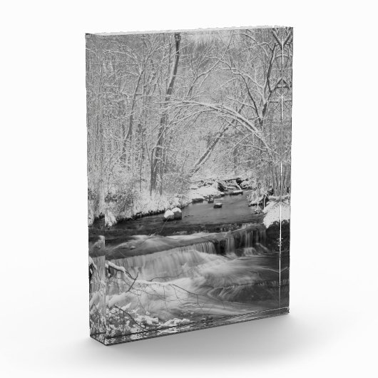 Winter Waterfall Fotoblock (Links)