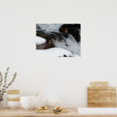 Winter Waterfall Poster (Küche)