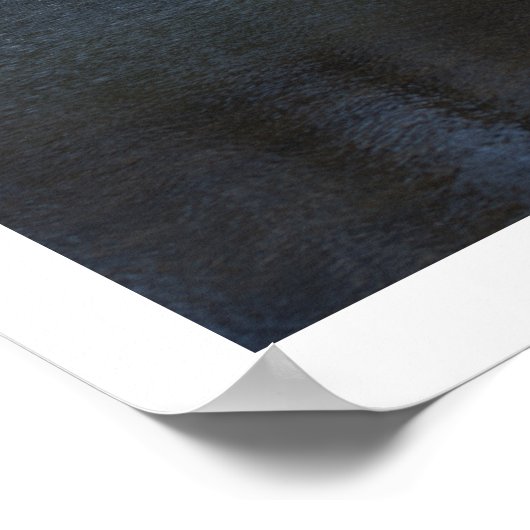 Winter Waterscape Poster (Ecke)