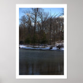 Winter Waterscape Poster (Vorne)