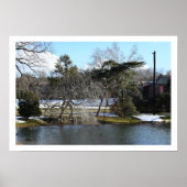 Winter Waterscape Poster (Vorne)