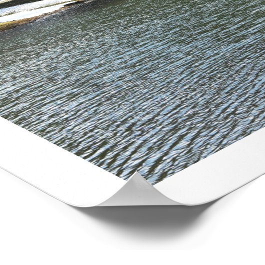 Winter Waterscape Poster (Ecke)