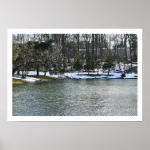 Winter Waterscape Poster (Vorne)