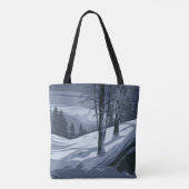 Winter Weather Shopping Errand Tote Bag Tasche (Rückseite)