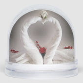 Winter Wedding Anniversary Gift  Schneekugeln (Vorderseite)