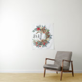 Winter Wedding Back Drop, Weihnachts Foto Stand Ta Wandteppich (Beispiel)