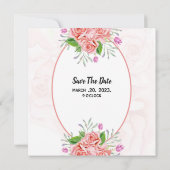 Winter Wedding Best Square Einladungskarte Design Einladung (Rückseite)