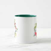 Winter Wedding Blumenmonogramm des Tasse (Zentrum)