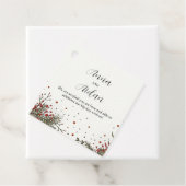 Winter Wedding Custom Elegante Inspirivity Trendy Geschenkanhänger (Beispiel)