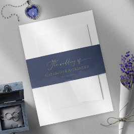 Winter Wedding Einladung Bly Band Gilded