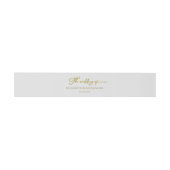 Winter Wedding Einladung Bly Band Gilded (Flach)