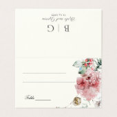 Winter Wedding Floral (Außenseite Aufgefaltet)