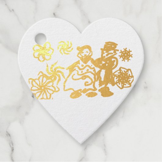 Winter wedding geschenkanhänger (Vorderseite)