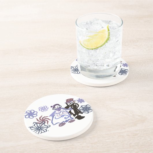 Winter wedding  getränkeuntersetzer (Seite)