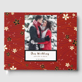 Winter Wedding Guest Book Gästebuch (Vorderseite)