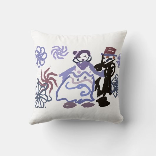 Winter wedding  kissen (Rückseite)