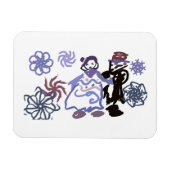 Winter wedding  magnet (Horizontal)
