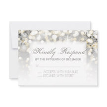 Winter Wedding Silver and Gold Sparkle