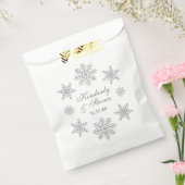 Winter Wedding Silver Snowflake  Geschenktütchen (Versiegelt)