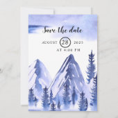 Winter Wedding Snowflake Weihnachtskarte Einladung (Rückseite)