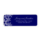 Winter Wedding UAWG Address Labels (Vorne)