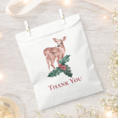 Winter Wedding Weihnachtsreder Hirsche Land Geschenktütchen (Ausgeschnitten)