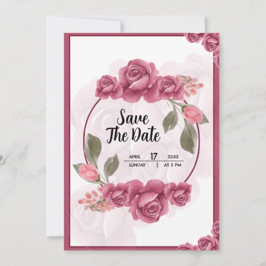 Winter Weddinr Party Silver Invasion Card Design Einladung (Rückseite)