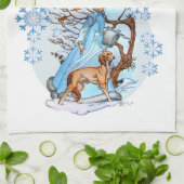 Winter-Weg Handtuch (Gefaltet)