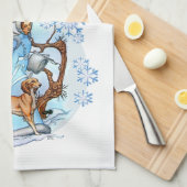 Winter-Weg Handtuch (Viertel Falte)