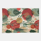 Winter / Weihnachten Abstrakte Kunst Geschirrtuch (Horizontal)