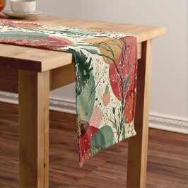 Winter / Weihnachten Abstrakte Kunst Kurzer Tischläufer