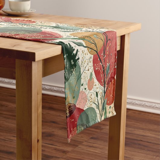 Winter / Weihnachten Abstrakte Kunst Kurzer Tischläufer (Beispiel)