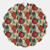 Winter / Weihnachten Abstrakte Kunst Ornament Karte (Rückseite)