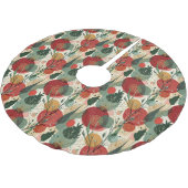 Winter / Weihnachten Abstrakte Kunst Polyester Weihnachtsbaumdecke (Schrägansicht)