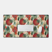 Winter / Weihnachten Abstrakte Kunst Schreibtischunterlage (Tastatur & Maus)