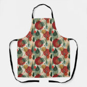 Winter / Weihnachten Abstrakte Kunst Schürze (Vorderseite)