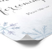 Winter Weihnachten Danke, dass du gekommen bist Fe Poster (Ecke)