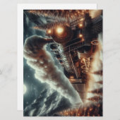 Winter/Weihnachten Feiertagskarte (Vorne/Hinten)