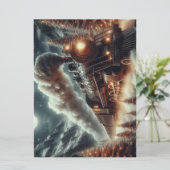 Winter/Weihnachten Feiertagskarte (Stehend Vorderseite)