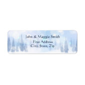 Winter Weihnachten Frostige Bäume Landschaftsschne (Vorne)