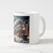 Winter/Weihnachten Jumbo-Tasse (Vorderseite Rechts)