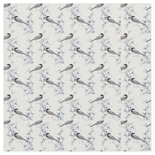 Winter Weihnachten mit Robin Fabric Stoff (Nahaufnahme)