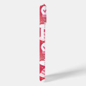 Winter Weihnachten Mittens Muster in Rosa Case-Mate iPhone Hülle (Rückseite / Rechts)