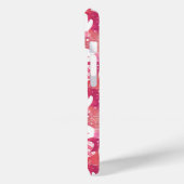 Winter Weihnachten Mittens Muster in Rosa Case-Mate iPhone Hülle (Rückseite / Links)