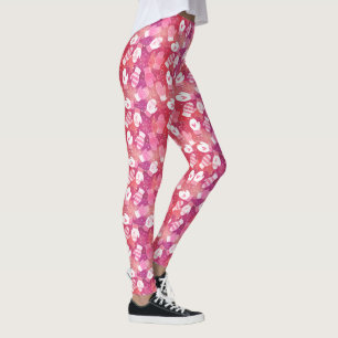 Winter Weihnachten Mittens Muster in Rosa Leggings