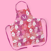 Winter Weihnachten Mittens Muster in Rosa Schürze