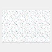 Winter Weihnachten Retro Inspiriert Muster Vol. 2 Geschenkpapier Set (Vorderseite 3)